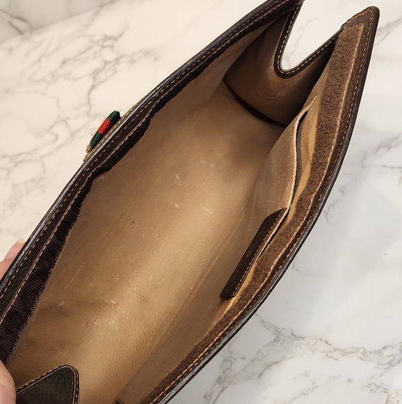 Gucci GG Sherry Line Vintage Clutch - Picture 10 of 13